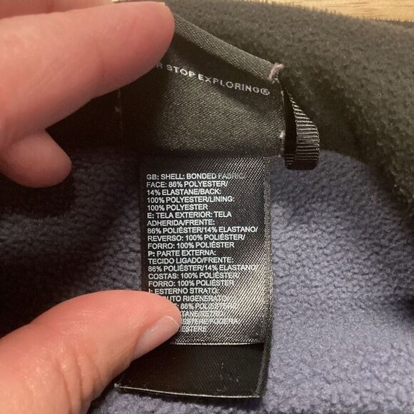 EUC‎ Ladies The North Face Full Zip Softshell Jacket- Small- Gray - Picture 5 of 7